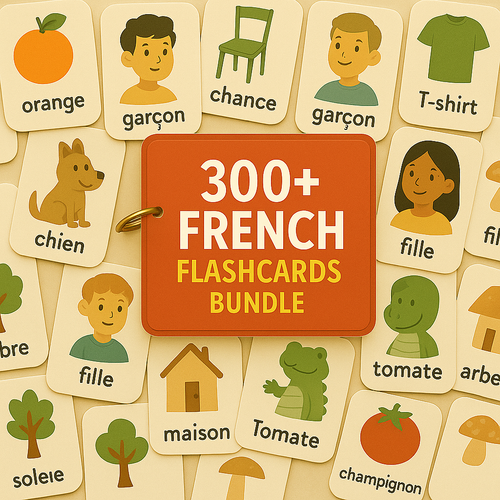 French Flashcards Bundle