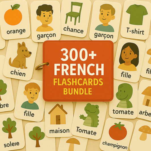French Flashcards Bundle